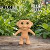 Small Flower Pot Cute Troll Planter, Decorative Resin Flowerpot, Novelty Plant Shape Planter for Succulents Indoor Outdoor Decoration, Unique