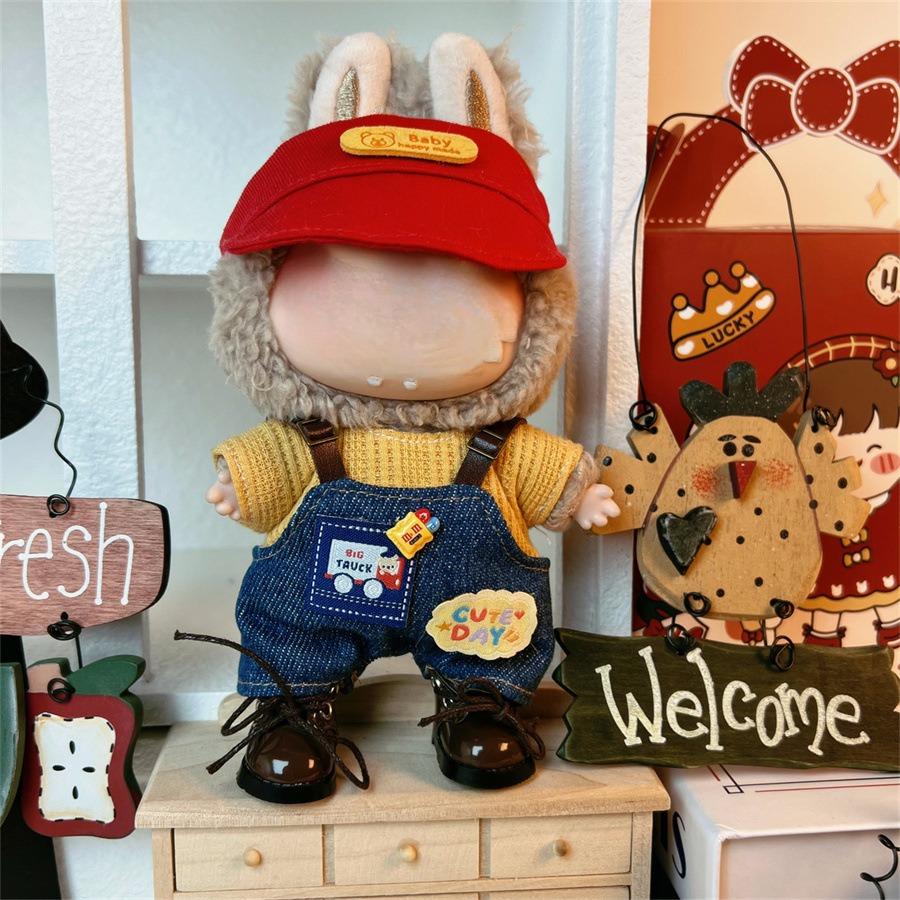 

Подходит только для 17-сантиметровой тканевой куклы Лабубу, виниловых кукол, плюшевых игрушек и другой носимой одежды 17Cm worn ( no toy&shoes)