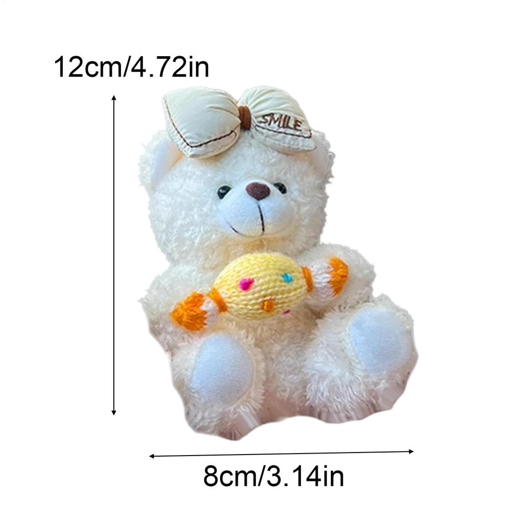 Car Plush Decoration, Wiper Shift Handle Decoration Doll | Creative Car Plush Bear Doll