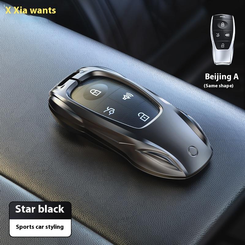 For Beijing Bj30 Bj40 Bj60 Bj80 X7 Key Set High End Car Key Pack Thunder Metal Shell Buckle Package Suitable