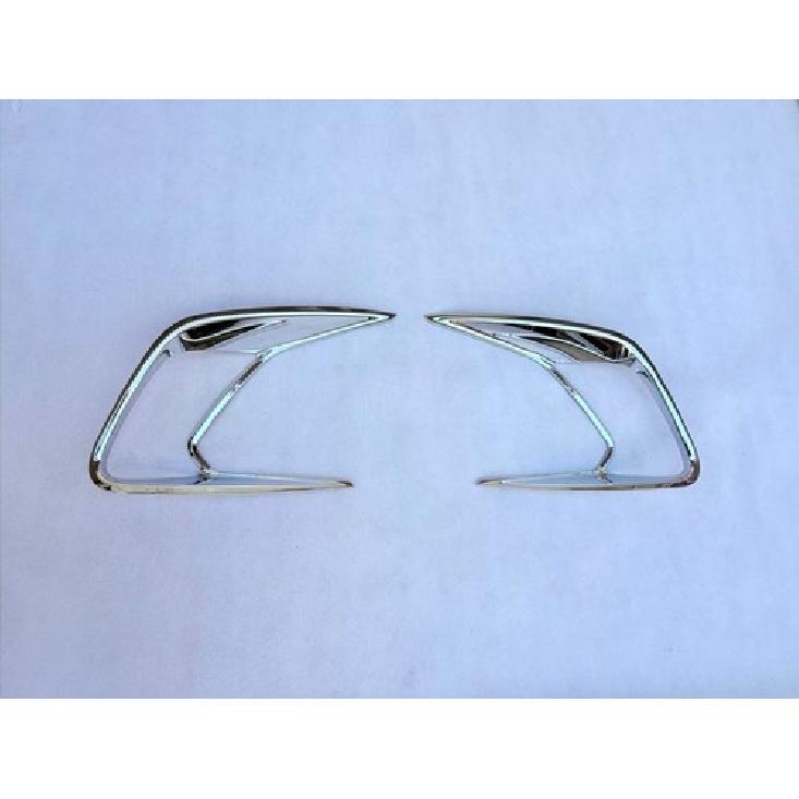 For 2024-2025 Toyota Grand Highlander ABS Chrome Front Fog Light Lamp Cover Trim