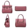 Cowhide Pattern Handbag, New Tassel Mother and Child Bag, Large Capacity, Premium Rivet Shoulder Bag, Messenger Bag, Fashionable Wallet.