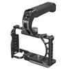 Poyinco Camera Cage + Top Handle Kit Camera Video Cage with Cold Shoe Mount 1 4 Inch & 3 8 Inch Threads Aluminum Alloy