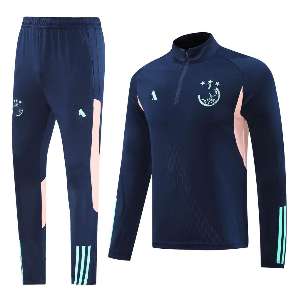 Half-Pull Long-Sleeved Set, Football Jersey, Training Jersey, Appearance Jersey, Casual, Breathable, Comfortable And Fashionable