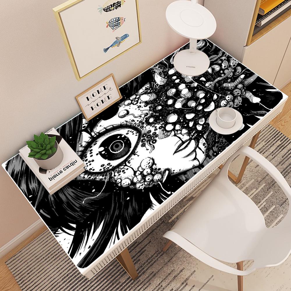 Tappetino per Mouse Junji Ito Nuovo Gomma Mouse Durevole Tappetino per Mouse da Scrivania Dimensioni per Tastiera da Gioco Pad per Giocatore