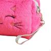 Cute Cat Plush Cosmetic Bag for Women Girls Multifunctional Brushes Storage Travel Portable