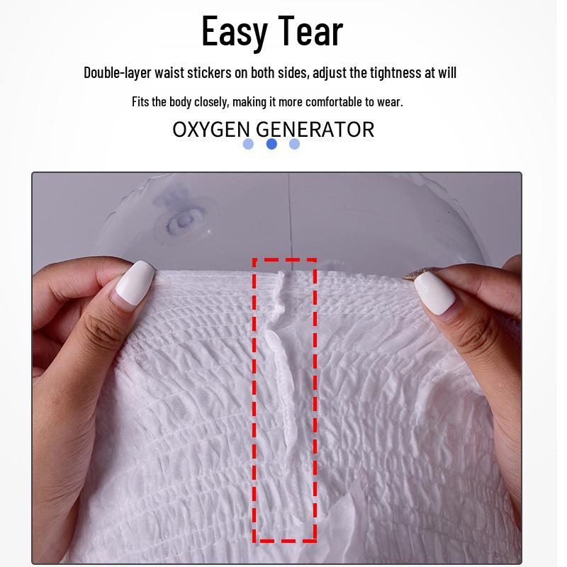 Kang Doctor Medium Size Adult Pull-Up Diapers - Underwear Style for Elderly, Thin Fit