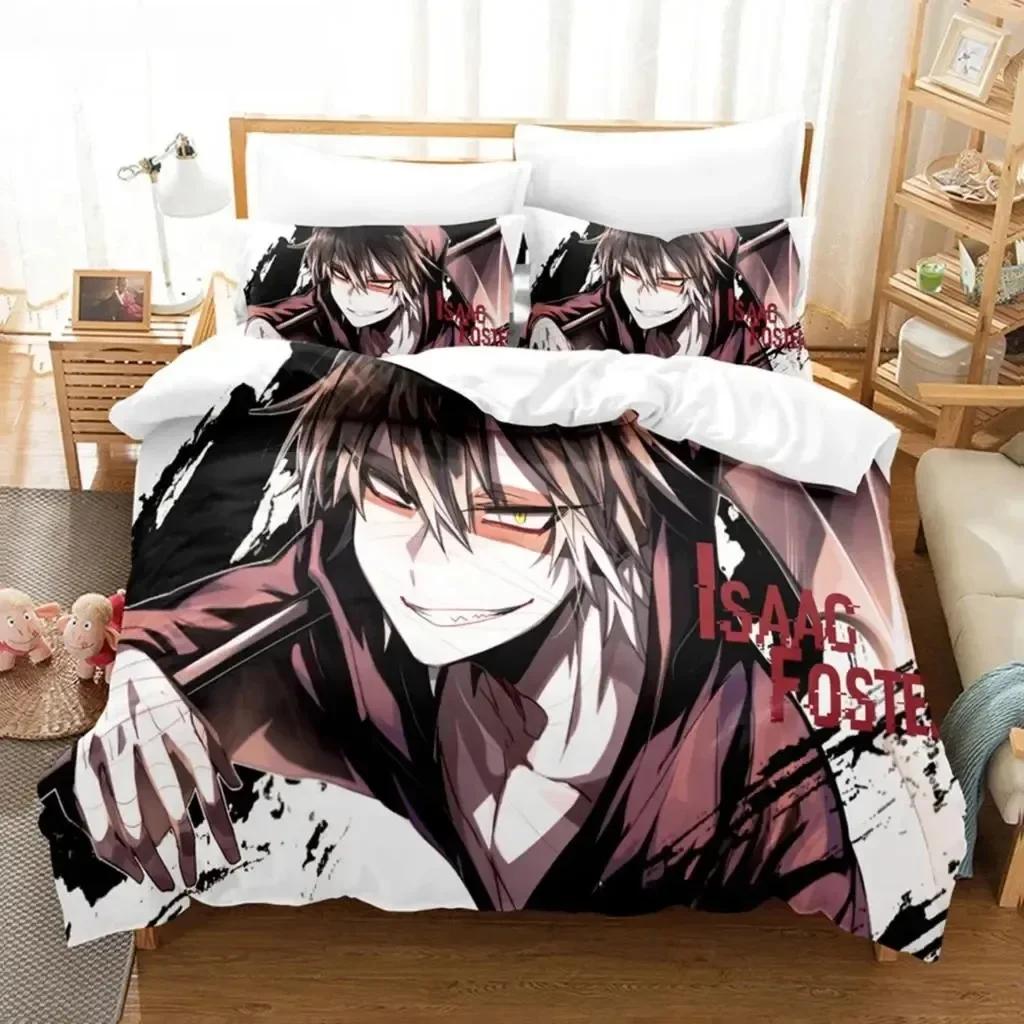 Anime Angels Of Death Bedding Set Boys Girls Twin Queen Size Duvet Cover Pillowcase Bed Kids Adult Fashion Home Textileextile