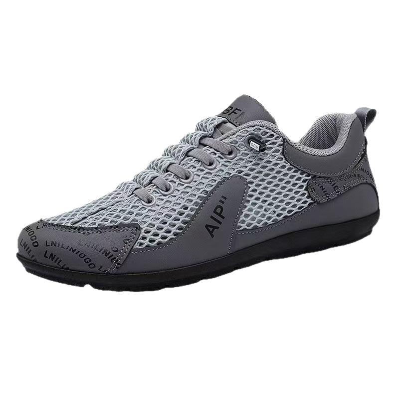 Men's shoes new summer breathable mesh sports casual shoes men's lightweight running soft sole non-slip and wear-resistant Forrest Gump shoes