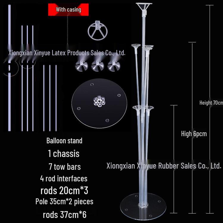 Transparent Balloon Display Stand for Events and Weddings