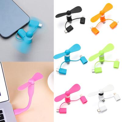 For Type-c Travel For Android 3in1 Portable Mobile Phone Cooler Phone Fan Mini