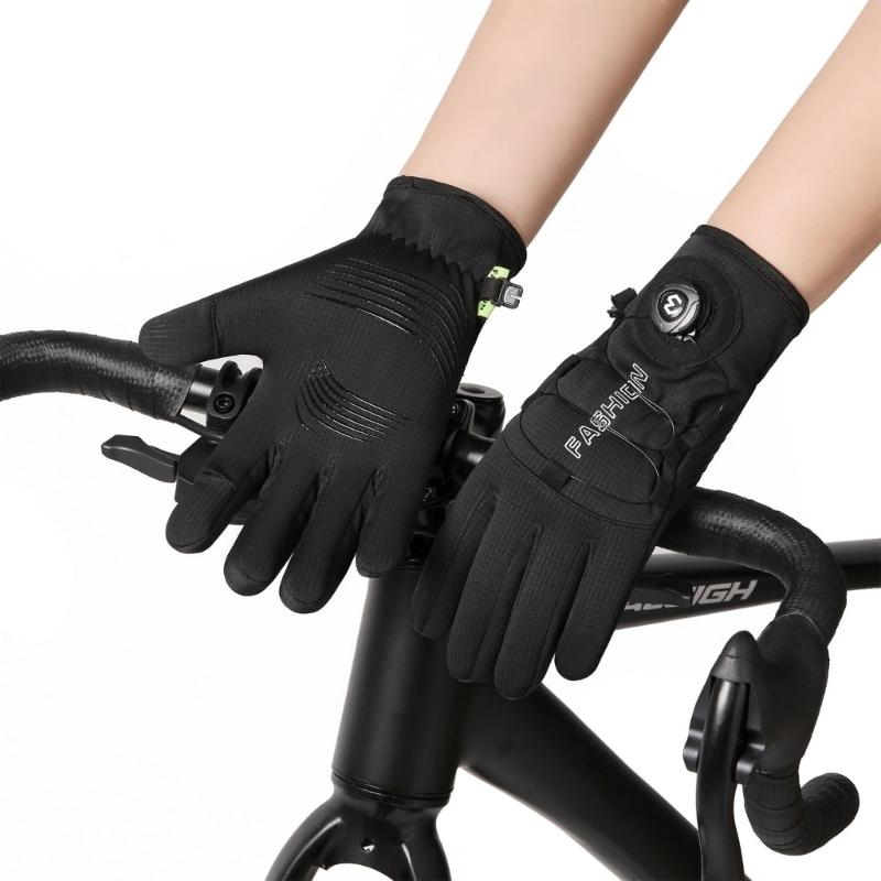 All Weather Thickened Winter Gloves for Men and Women with Touch Display Windproof Waterproof for Cycling Skiing 1 Pair