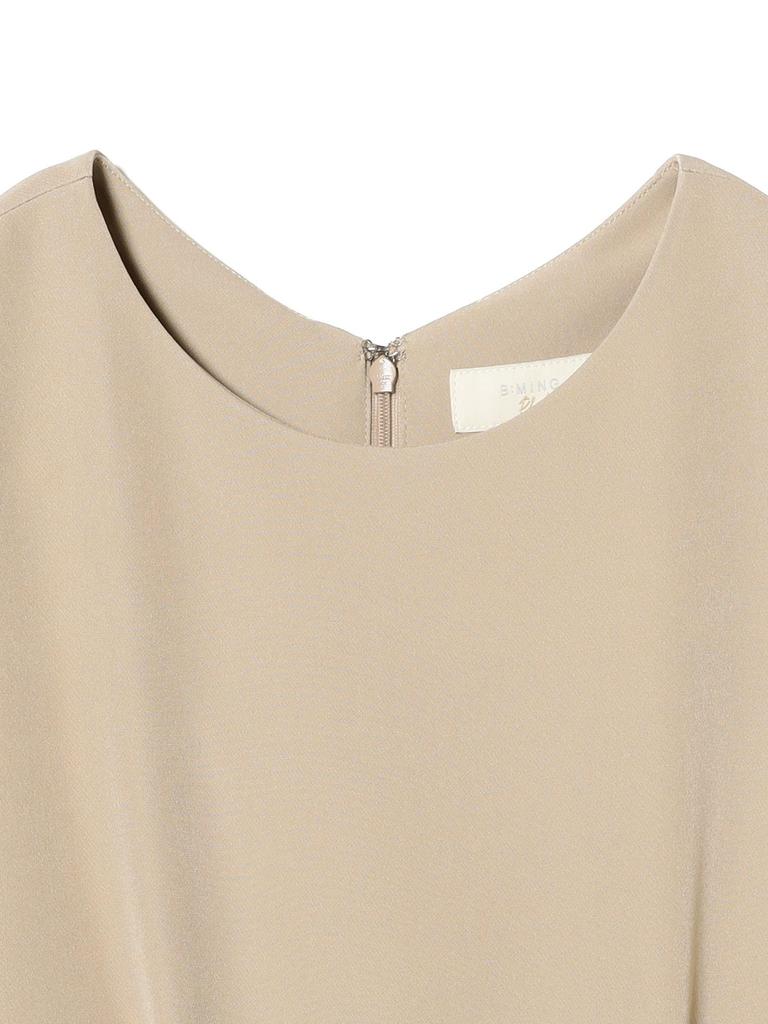 B:MING LIFE STORE by BEAMS Women's Waist Tuck Dress (Sizes S-M) Beige Medium