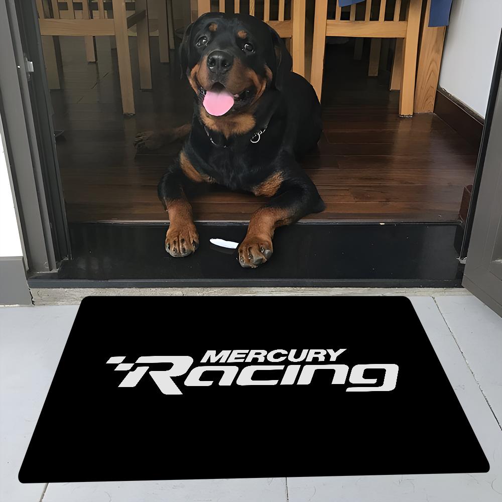 Mercury Racing Door Mat Washable Non-Slip Living Room Sofa Chairs Area Mat Kitchen Welcome Doormat