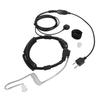 Throat Mic Earpiece Acoustic Tube Headset with Finger PTT for Alan Midland LXT600VP3 LXT500VP3