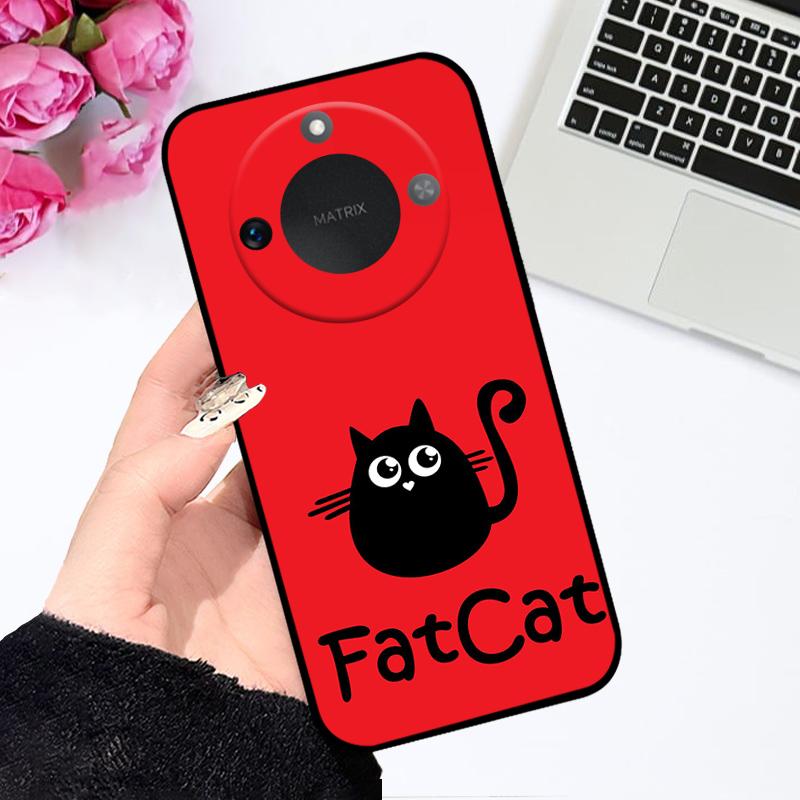 Case For Honor X9c Smart 5G Soft Silicone TPU Phone Cover For Huawei Honor X60 Protective Fundas Bumper Cartoon Color Painted