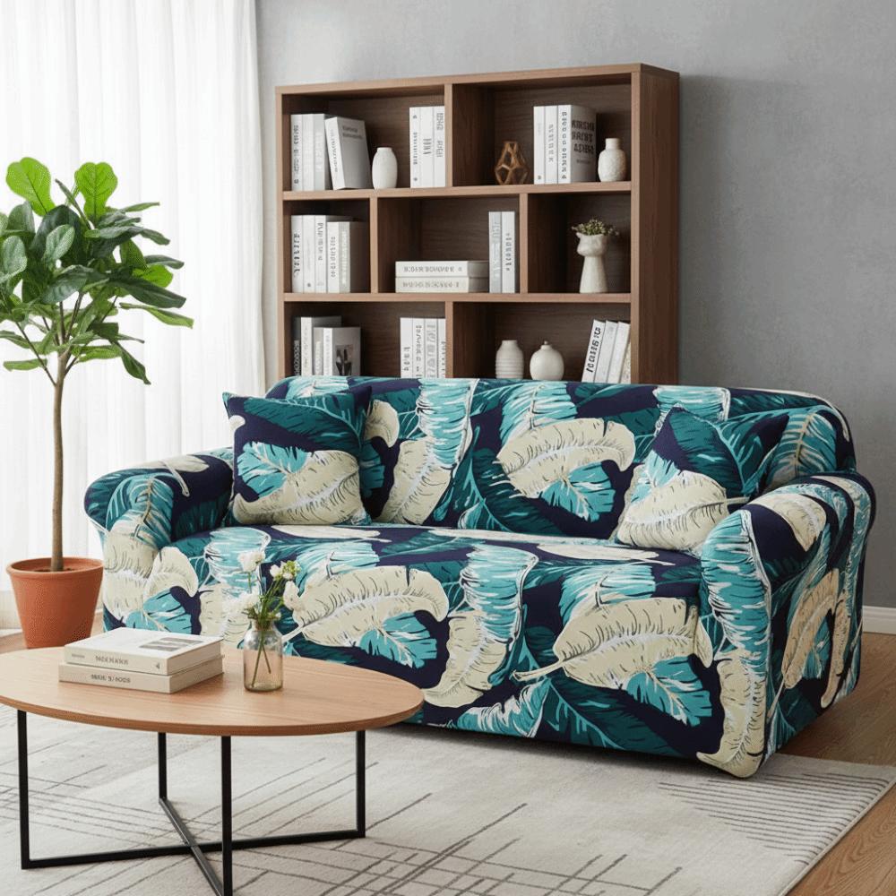 Dust Cover High Elasticity Sofa Cover Print Design Washable Couch Cover Breathable Removable Sofa Slipcover Home Decor