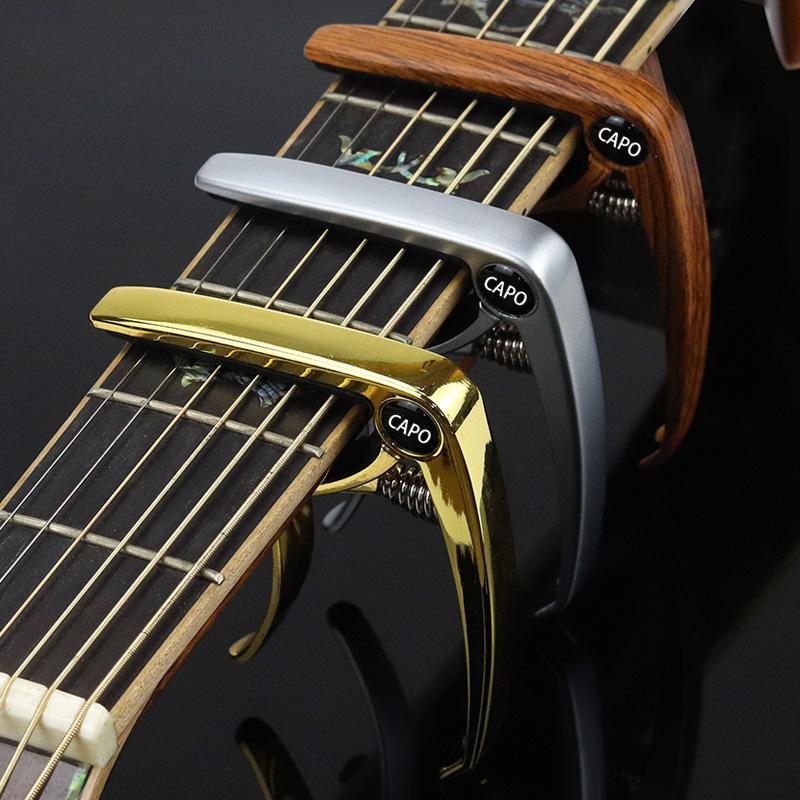 1pc Aluminum Alloy Guitar Capo, Quick Change Capo for Acoustic Electric Guitar, Precise Tuning & Easy Clamp, Durable