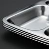 304 Stainless Steel Divided Lunch Tray