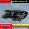 Compatible Front Headlight Rear Housing for 10-13 Mercedes CLS - Black Plastic Base
