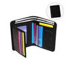 1Pcs New PU Leather Men Wallet Vintage RFID Blocking ID Credit Card Holder Short Thin Trifold Wallet