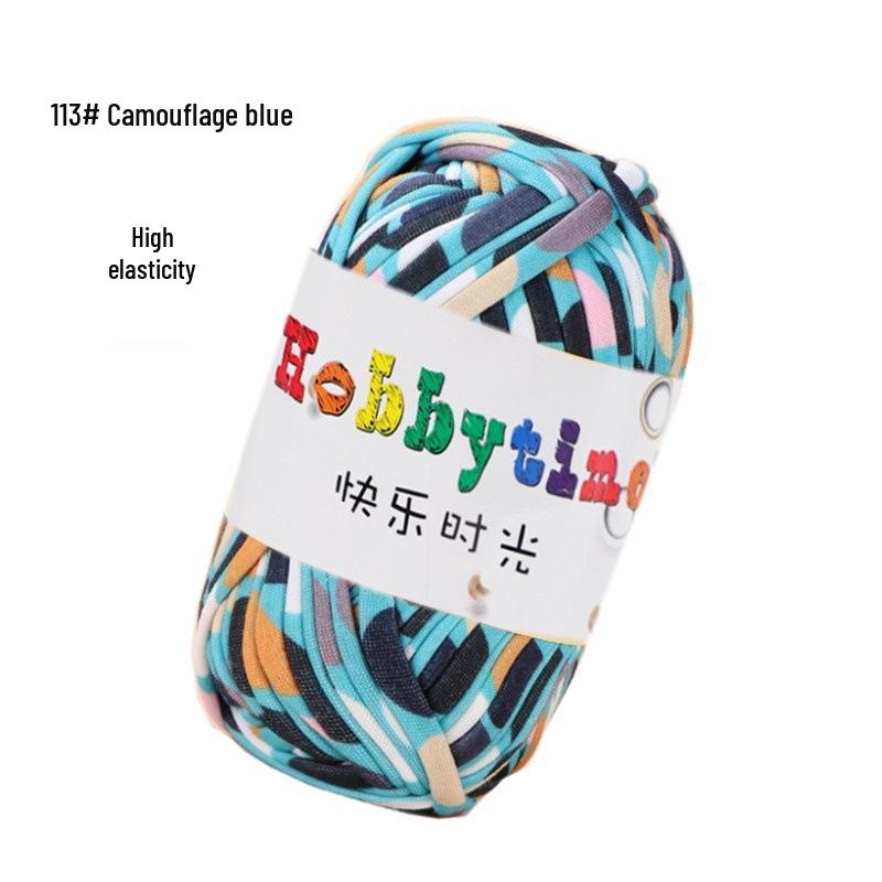 Cloth Strip Yarn DIY Crochet Kit: Handmade Bag, Knitting Material for Cushions, Carpets, and Dolls