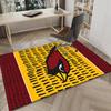 Arizona Cardinals Logo Area Rug for Office, Chair Rug, Decorative Carpet Livingroom Mat, Large Size Fan gifts Christmas gifts