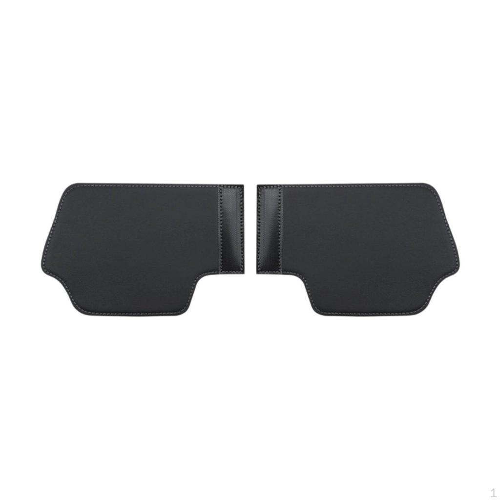 4 Pieces Inner Door Pull Grip Cover Scratch Resistant Leather Custom Fit for