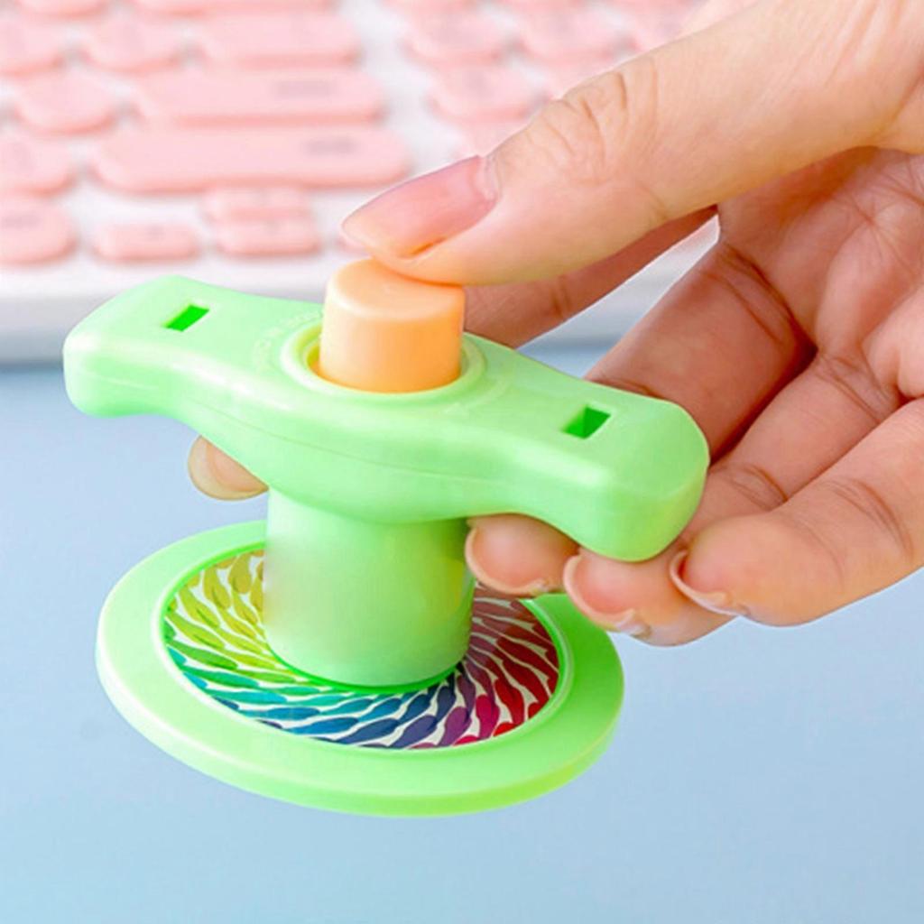 10 Pieces Classical Spin Top for Children Outdoor Sports Lightweight Flying Discs for Toddlers Early Learning and Family Bonding Multicolor