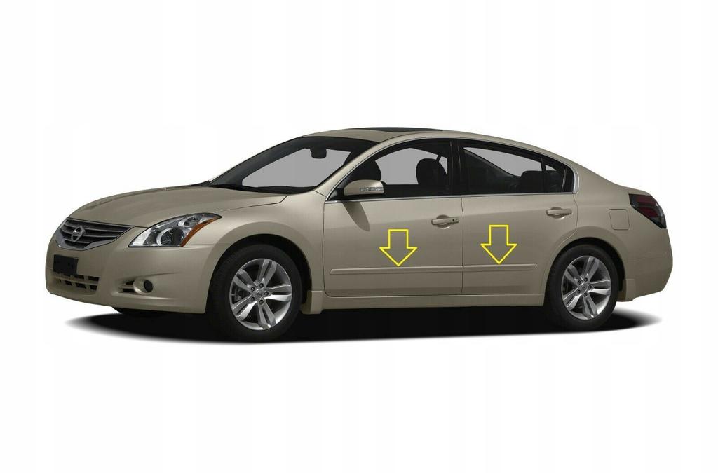 Nissan Altima 2007-2012 - Chrome Strips, Chrome Side Doors