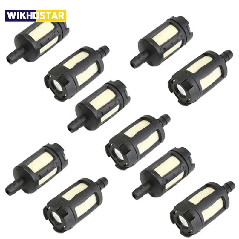 10 Piezas Filtro de Combustible General para Maquinaria de Jardín de Gasolina Desbrozadora Motosierra