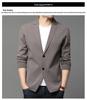 Men's Romon Knit Cardigan Coat, Trendy Spring & Autumn 2025 Outerwear Sweater Suit