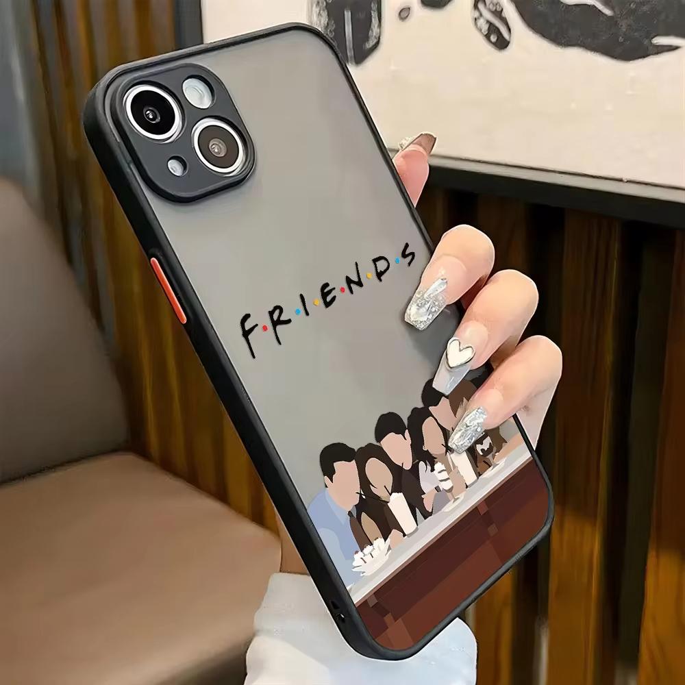 

TV Show Friends Phone Case For iPhone 17 Air 16 e 15 14 13 12 11 Pro Max Plus Mini SE 2020 2022 Matte Funda iPhone 12 Pro