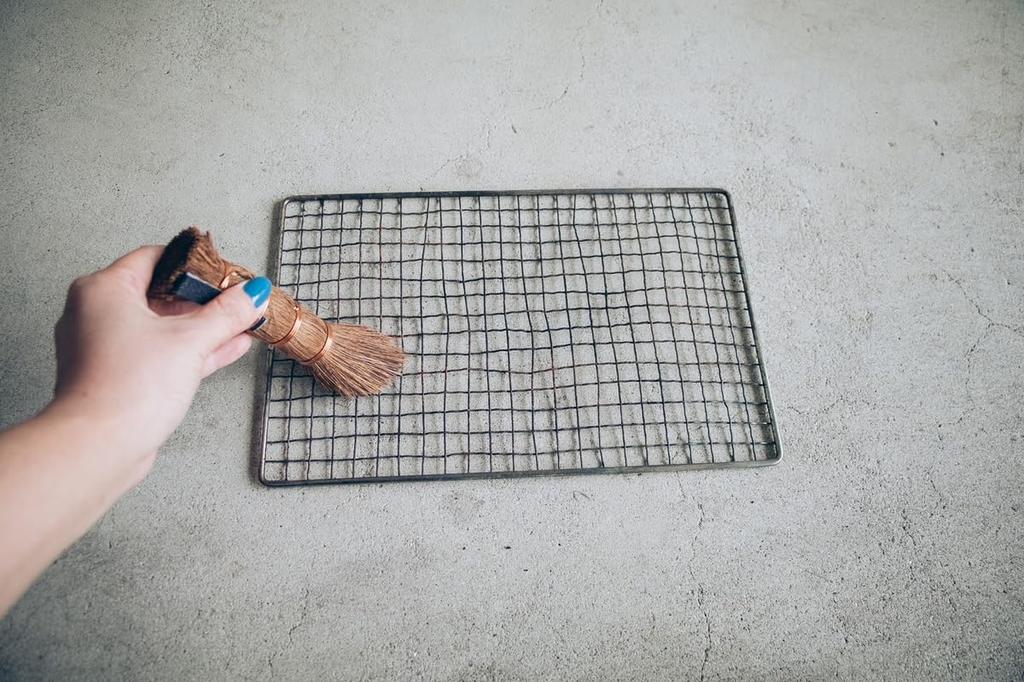 RODGERS Growing Tools Scrubbing Palm Scrubbing Brush BBQ Outdoor Iron Plate Net Camping Gear Frying Pan Iron Pot Cleaning Burnt Food [curb Brush]