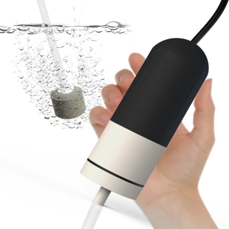 Mini leise Aquarien-Luftpumpe Energiesparend Kleine Fischbecken-Sauerstoffpumpe Mit Luftstein Für Kampffischbecken