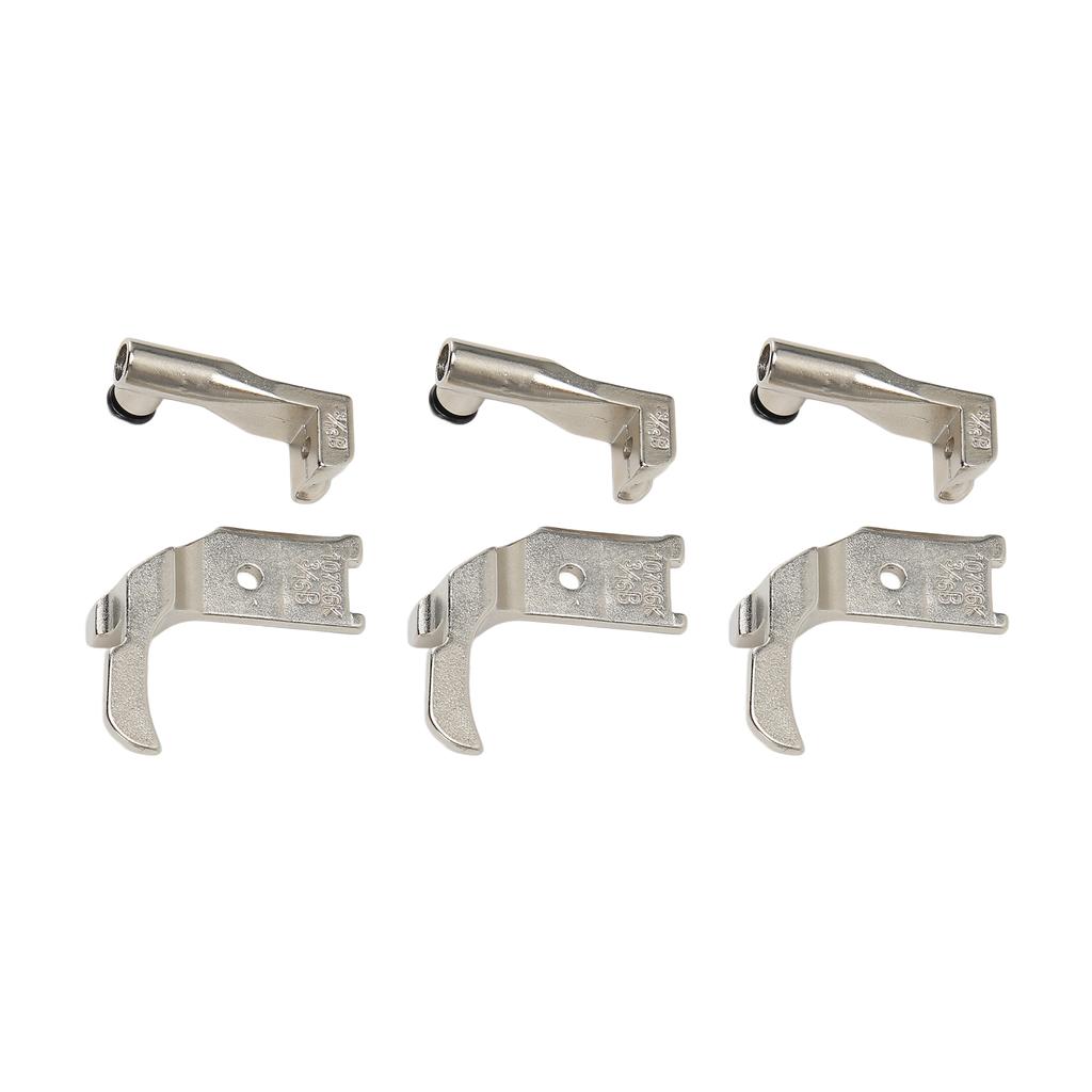 3 Sets Nähmaschinen-Nähfuß Glättend Robust Stahl Leicht Flexibel Nähfuß-Set für Reparatur Ersatz