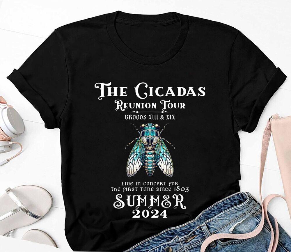

The Cicada Reunion U.S Tour 2024 Cicada Concert FesT shirt Tops Tee 3XL