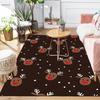 1Pc Christmas Gingerbread Decorations Rug Office Carpet Indoor Outdoor Doormat Nonslip Soft, Living Room Christmas Halloween Gift D91839