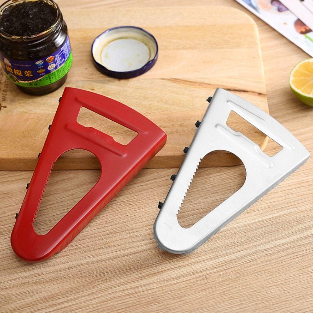 

Non-slip Screw Can Opener Universal Bottle Opener Portable Jar Opener Jam красный