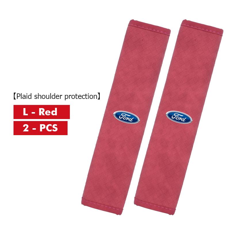 Car Seat Belt Cover Comfortable Auto Seatbelt Shoulder Protector For Ford Fiesta Ranger Mondeo Escape Ecosport Fusion Explorer