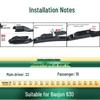 Baojun 630 Frameless Silent Wiper Blade - Original Multifunctional Rubber Strip Accessory