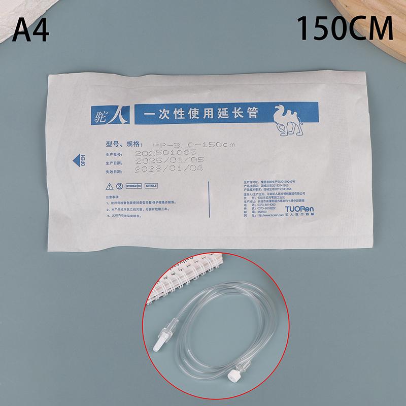 1 ks 30/50/100/150 cm Infuzní prodlužovací hadička Sterilní IV infuzní prodlužovací linka Jednorázová IV infuzní prodlužovací hadička pro stříkačku