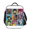 Music Band Gorillaz Insulated Lunch Bag for Women Children Portable Food Boxes Thermal Lunch Box Tote