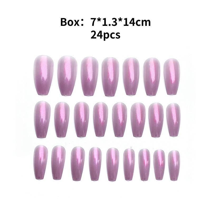 

Ногти для ношения Ручная работа Мода Повседневный Простой Изысканный Классический Стиль Ногтей Патч