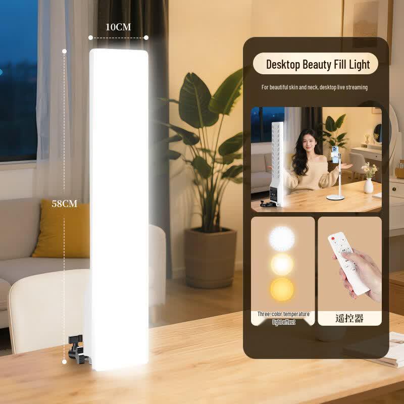 OLOEY Desktop LED Beauty Fill Light for Live Streaming