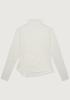 Ebeule Button Pin Tuck T-Shirt Ivory