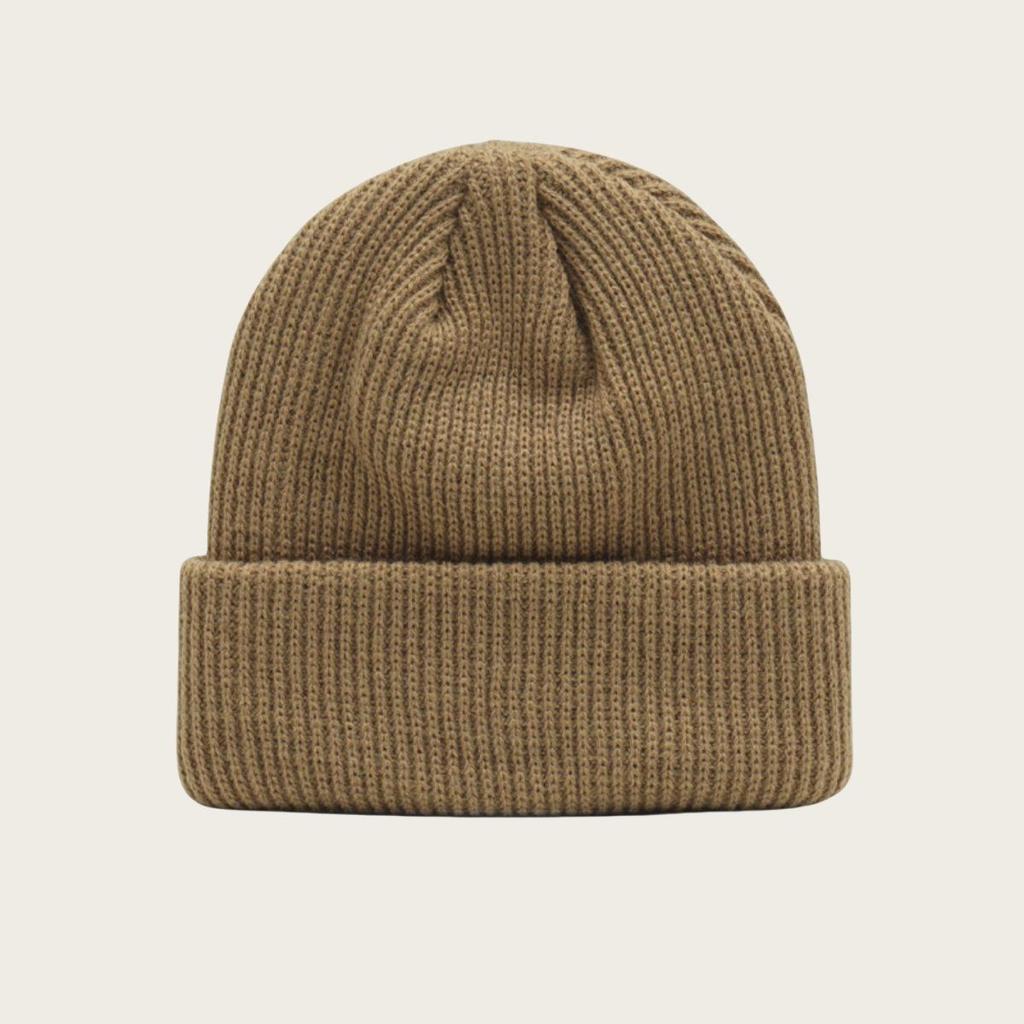 Klassische Winter-Strickmütze in Unifarben - Unisex-Stil