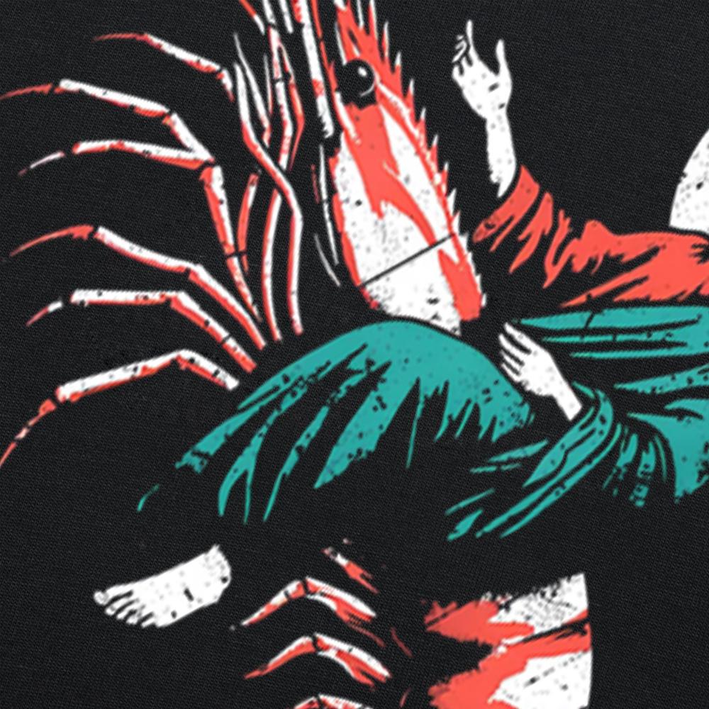 Funny Jesus Riding A Shrimp Funny Christian Lover T Shirts Men Humor Streetwear Tee Shirt Short Sleeve Unisex Loose Clothing