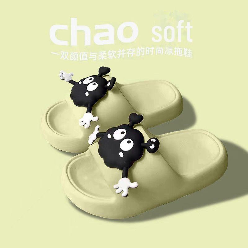 

«Красные нескользящие тапочки на толстой подошве для мужчин и женщин — для использования в помещении и на улице летом, без запаха» Size 40-41