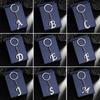 Porte-clés Mode Alphabet A-Z Charms Lettre Tendance Créatif Porte-clés 26 Initiales Pendentif Accessoires de Décoration de Sac à Dos Cadeau